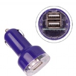 Dual USB Ports Car Charger Adapter for iPhoneiPadiPod Style004
