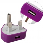 USB Power Charger Adapter for iPhoneiPod  (UK Plug)  Style013
