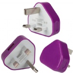 USB Power Charger Adapter for iPhoneiPod  (UK Plug)  Style013