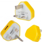 USB Power Charger Adapter for iPhoneiPod  (UK Plug)  Style010