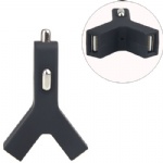 Y Shape Dual USB Car Charger for iPhoneiPodiPad   Style009