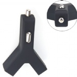 Y Shape Dual USB Car Charger for iPhoneiPodiPad   Style009