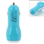 Dual USB Drumstick Shape Universal Car Charger Adapter  Style0316