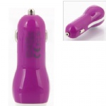 Dual USB Drumstick Shape Universal Car Charger Adapter  Style018