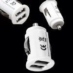 Mini Micro Auto Dual USB Car charger  Style022